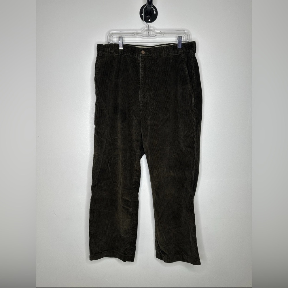 Tommy Bahama Cotton Tencel Corduroy Relaxed Fit Trouser Mens Pants Brown 35X27